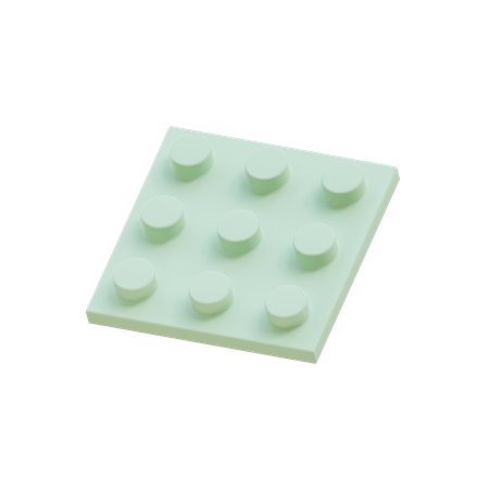 Lego Piece  3D Icon