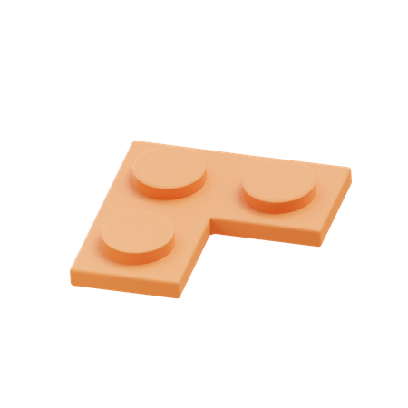 Lego Piece  3D Icon