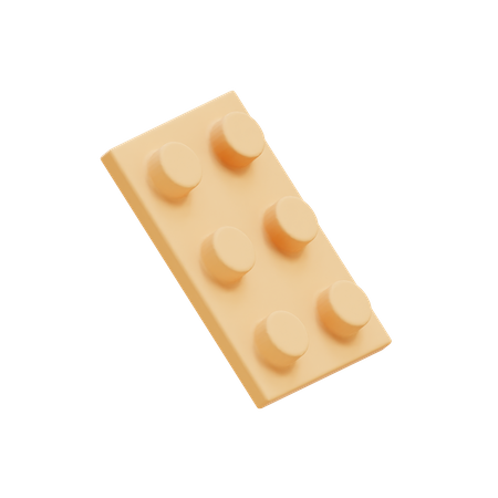 Lego Piece  3D Icon