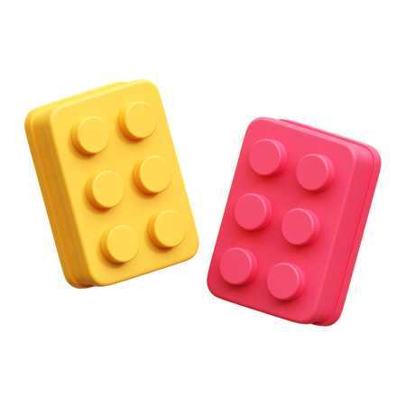 Lego Piece  3D Icon