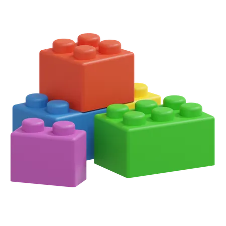 Legos de plastico  3D Icon