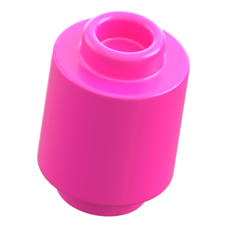 Lego Round Piece 1x1  3D Icon