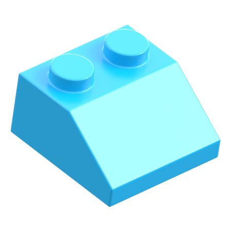 Lego Slope Piece 2x2  3D Icon