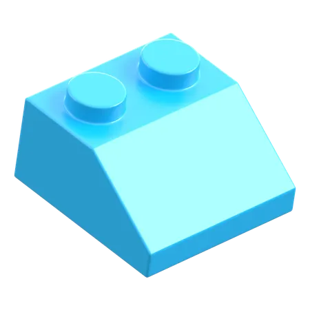 Lego Slope Piece 2x2  3D Icon