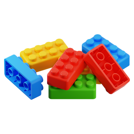 Peças de Lego  3D Icon