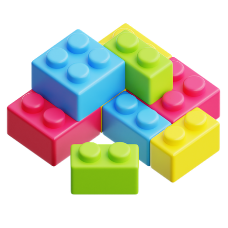 Lego Toy  3D Icon