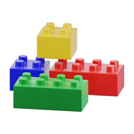 Lego Toy  3D Icon