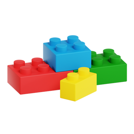Lego Toy  3D Icon