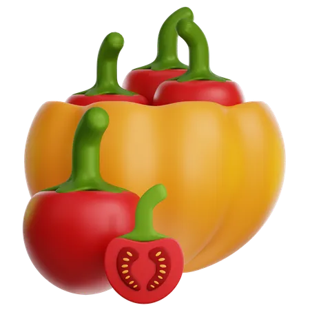 Légumes  3D Icon