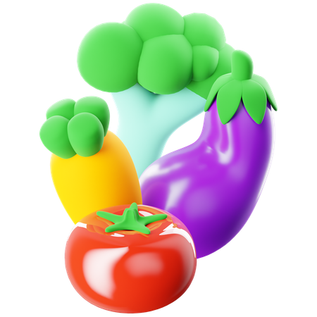 Légumes  3D Icon