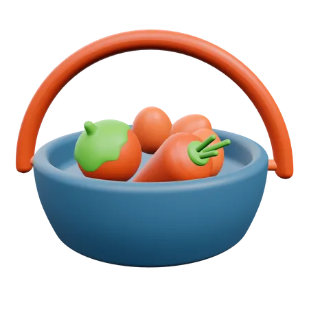 Légume frais  3D Illustration