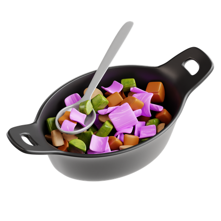 Légumes grillés  3D Icon