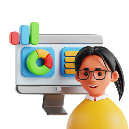 Lehrer-Dashboard  3D Icon