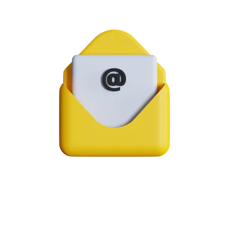 Ler E-mail  3D Icon