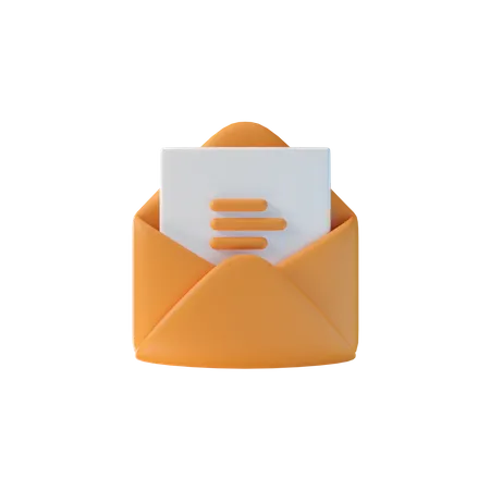 Ler E-mail  3D Icon