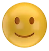 leicht lächelndes Gesicht Emoji