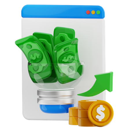 Leichtes Geld  3D Icon