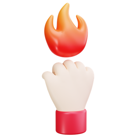 Leidenschaft Feuer  3D Icon