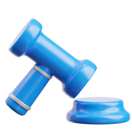 Martelo de leilão  3D Icon