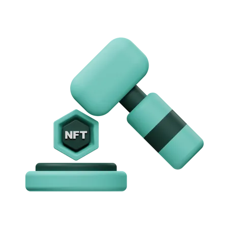 Leilão de NFT  3D Icon