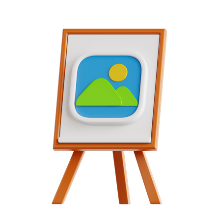 Leinwand  3D Icon