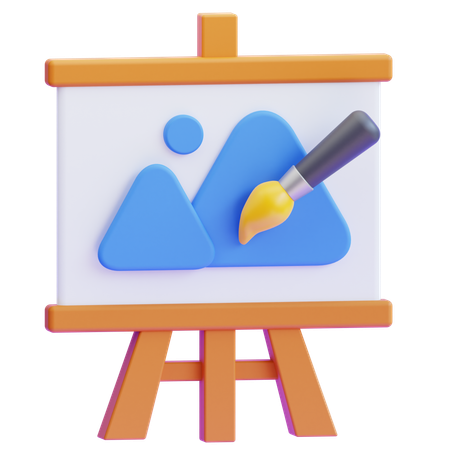 Leinwand  3D Icon