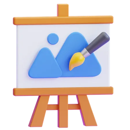 Leinwand  3D Icon