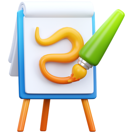 Leinwand  3D Icon