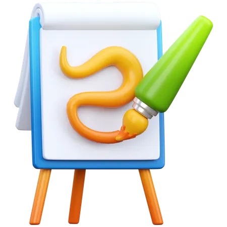 Leinwand  3D Icon