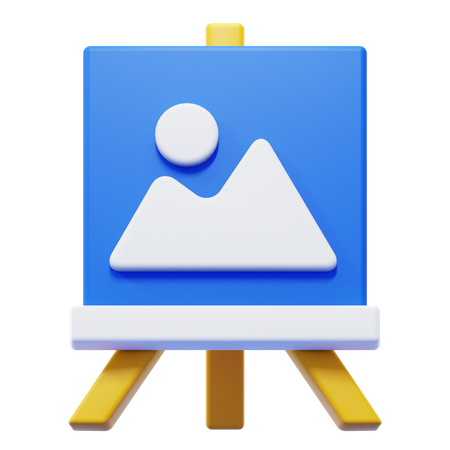 Leinwand  3D Icon