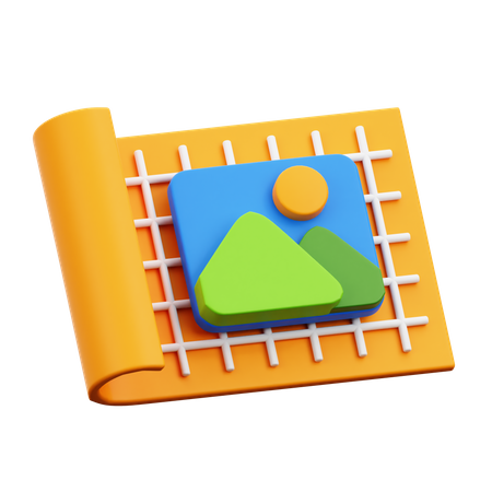 Leinwand  3D Icon