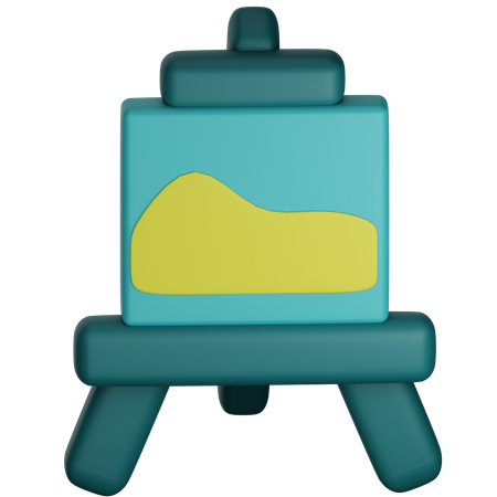 Leinwand  3D Icon