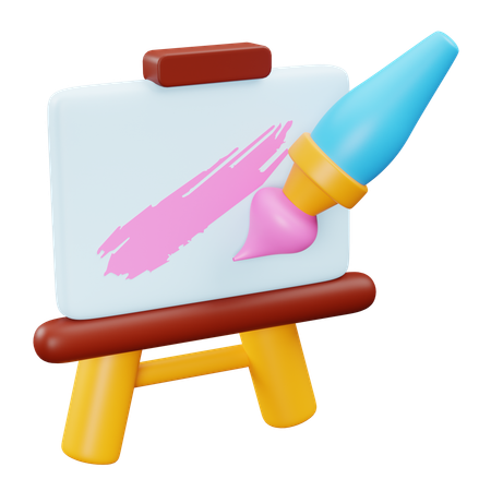 Gemälde auf Leinwand  3D Icon