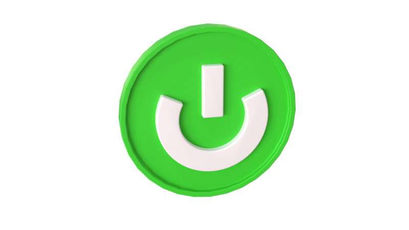 Leistung  3D Icon