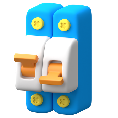 Leistungsschalter  3D Icon