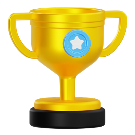 Trophäe für Erfolge  3D Icon