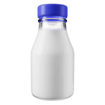 Garrafa de leite lácteo  3D Icon