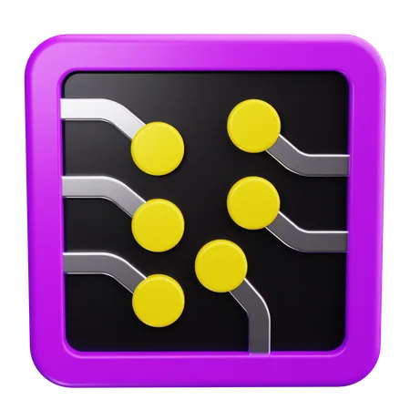 Leiterplatte  3D Icon