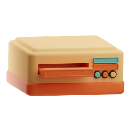 Leitor de CD  3D Icon