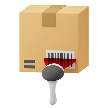 Leitura de código de barras  3D Icon