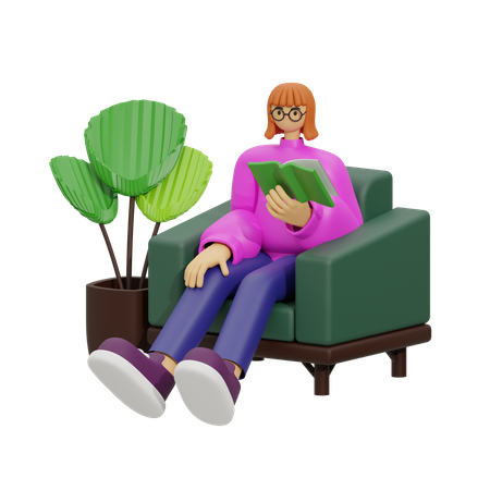 Leitura tornada perfeita  3D Icon