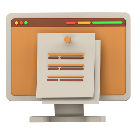 Lembretes  3D Icon