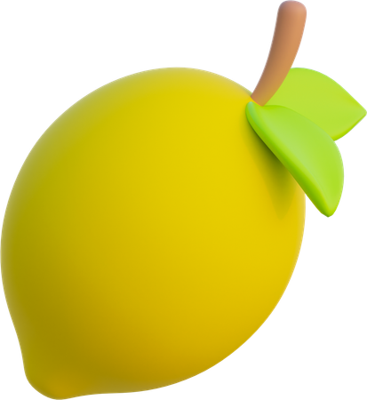 レモン  3D Icon