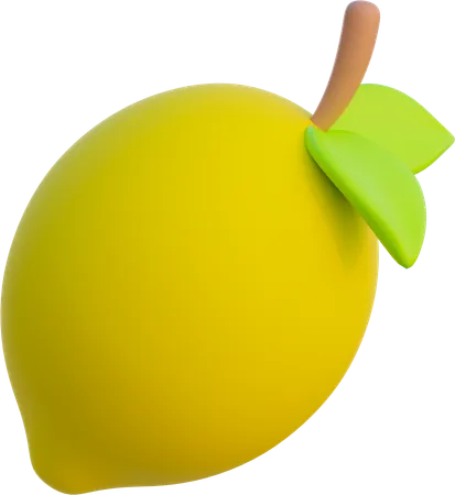 레몬  3D Icon