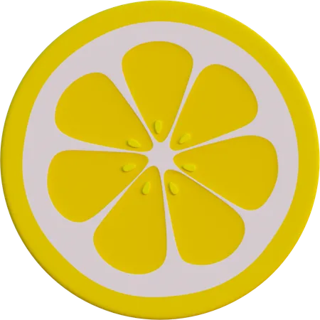 レモン  3D Icon