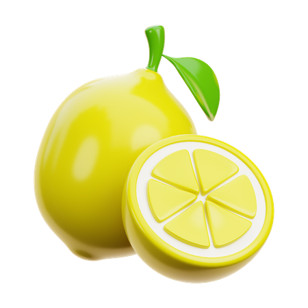 Lemon  3D Icon