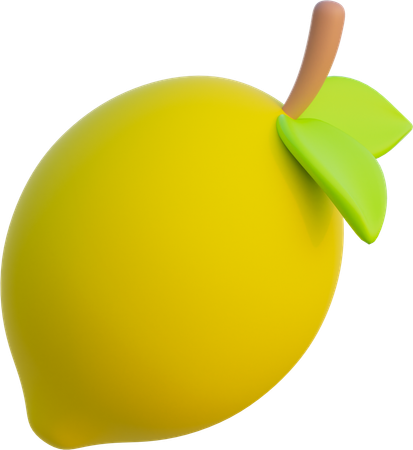 Lemon  3D Icon