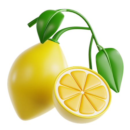 Lemon  3D Icon