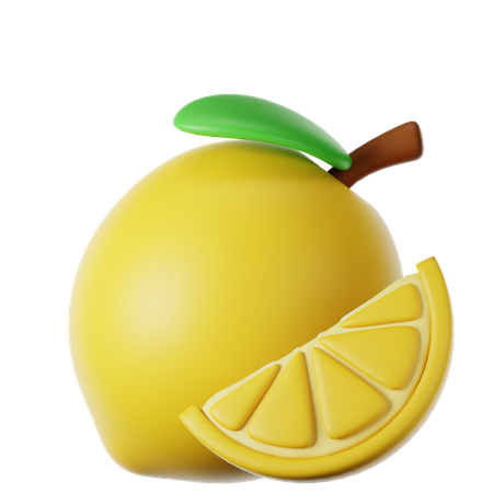 Lemon  3D Icon