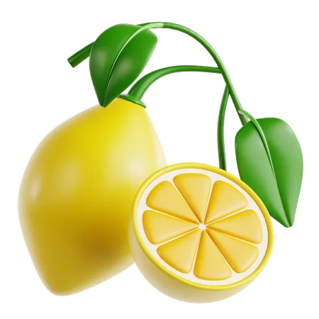 Lemon  3D Icon